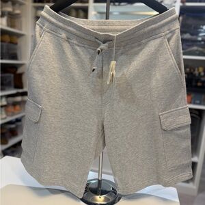 Brunello Cucinelli Light Gray Cargo Shorts